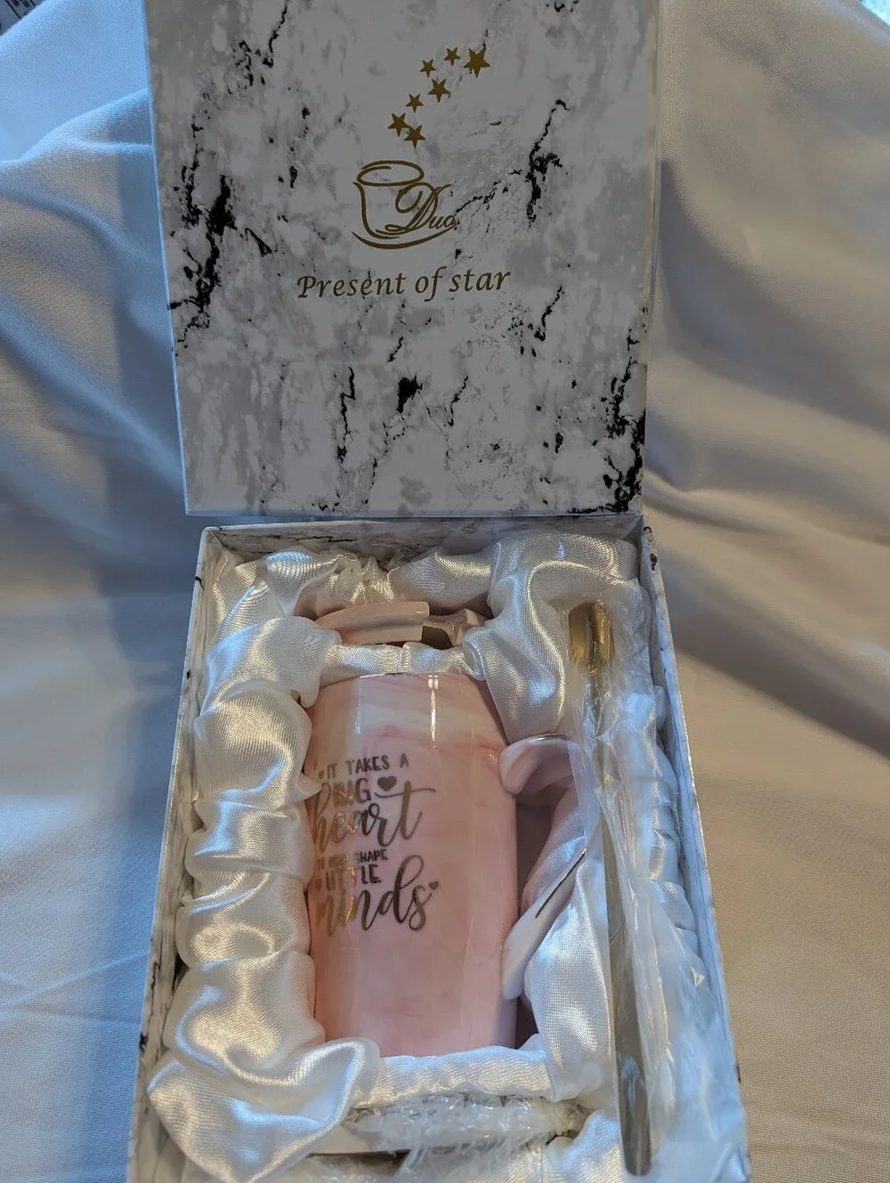 Teacher Appreciation Ceramic 4 Piece Mug Set Brand New